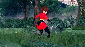 elastigirl fuck in a mission in the forest the incredibles full movie on ptrn or sheer fantasyking3 with 3d cartoon hentai.