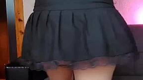 Big Butt Sissy Crossdresser in Sexy Underpants Shows Off Twink Ladyboy Charm