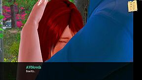 My New Family 269: Redhead with Big Tits Dominates Erotic Game