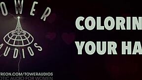 Erotic Audio For Women While Coloring Hair With Dirty Talk!