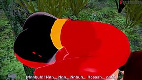 elastigirl fuck in a mission in the forest the incredibles full movie on ptrn or sheer fantasyking3 with 3d cartoon hentai.