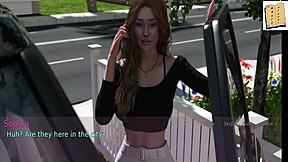 A Wife And Stepmother In A Suggestive Hentai Scenario.