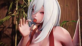 I-I have to deal with this lewd cat in the arrangement