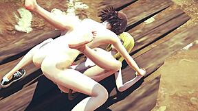 Lucy And Nami In Hentai Threesome