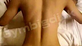 I watch this handsome gay asian couple fucking bareback in lingerie.