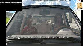 A Wife And Stepmother In A Suggestive Hentai Scenario.