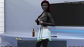 Married black MILF in 3D cartoon space adventure