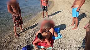 omg public asshole filled with cum body covered