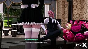 I'm playin a game in the kitchen and gettin a creampie