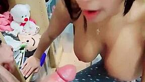 real couple fucks on bed with sheila ortega