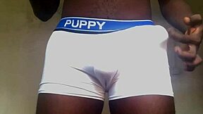 Nigerian twink with massive cock in action