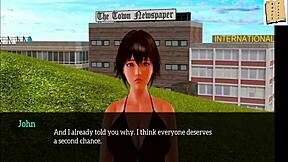 In my new family, is the erotic tension building with small tits exposed?