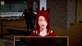 In my new family game, this redhead teen explores erotic cartoon adventures.