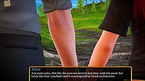 In my new family game, this redhead teen explores erotic cartoon adventures.