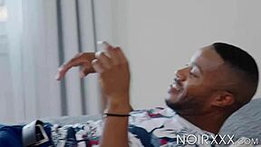 Ebony Dudes Dillon Diaz and Jake Waters Deepthroat and Cum