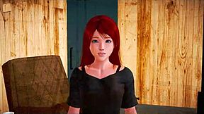 In my new family game, this redhead teen explores erotic cartoon adventures.