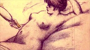 Vintage Illustration From Japanese Anime