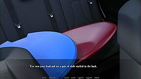 I witness an amazing threesome with two hoties in this anime game