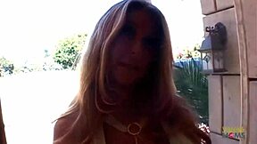 Busty Blonde Rides Monster Cock To Cum On Tits