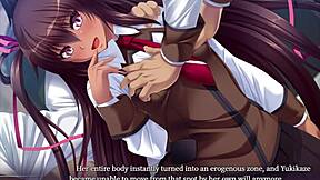 Taimanin Yukikaze 2 Blowbang Bukkake Animation Scene