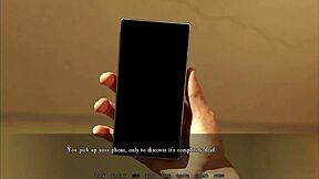 I witness an amazing threesome with two hoties in this anime game