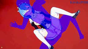 Emilia and Rem's Big Tits Creampie with Subaru in Re Zero Hentai