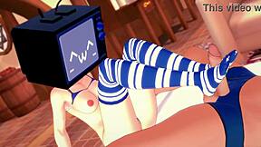 Intenta No Correrse En Tv Woman Pero Falla Hentai Sin Censura