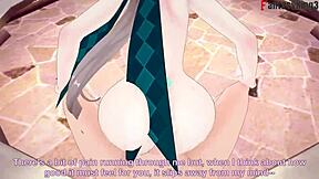 Lynette from Genshin Impact gets naughty with POV sex and sucking