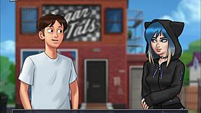 summertime saga episode 119 features anime cartoon adventure with big tits