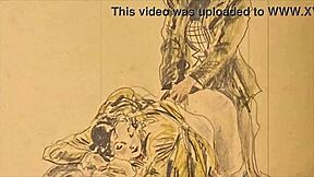 vintage erotic drawings from antique comics