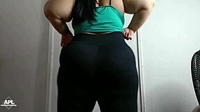 My stepmother prepares to go to the gym