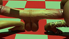 Lisa slams dildo hard with friend in wild playtime