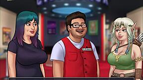 summertime saga episode 119 features anime cartoon adventure with big tits