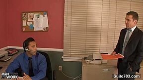 Amazing Gay Fucking in the Office – Butts and Blowjobs