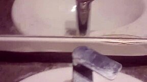 A young gay man indulges in solo masturbation in his private space