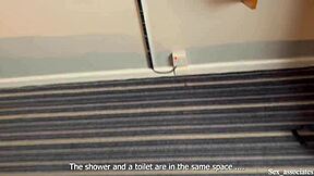 Hot Milf Stepmother Caught Me Spying in Shared Shower