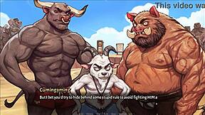 in my pig princess hentai game ep 30, beach fun with a teen might turn into a threesome