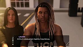 Mature Cartoon Character In Chains Faces Monster Cock