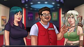 summertime saga episode 119 features anime cartoon adventure with big tits