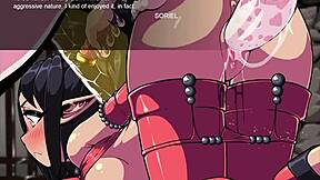 in crimsonkeep 5, the hentai characters engage in rough fucking and oral