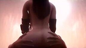 nice to be on top in this 3d hentai riding scene