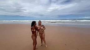 Fucking The Hot One On The Beach With Everyone Watching