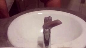 A young gay man indulges in solo masturbation in his private space