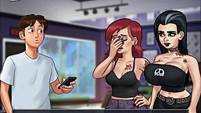 summertime saga episode 119 features anime cartoon adventure with big tits