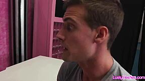 Waitresses Serve Milkshakes And Pussy In Bar Foursome