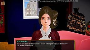 teen's big tits in family game