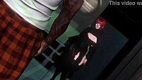 white slut sucks in secondlife doggystyle