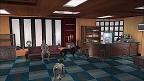 does she suck with a vibrator in her ass?