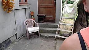 Klaudiaamergirl intensely masturbates solo outdoors as a hot milf