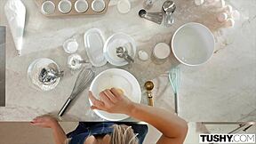 Cock-crazy goddess kazumi goes airtight and fills every hole